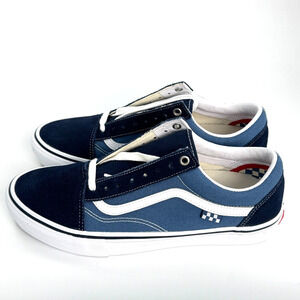 Vans Skate Old Skool Navy/White Shoes [VN0A5FCBNAV1] NWOB Size 10